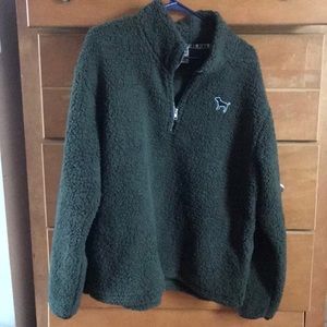 VS PINK quarter zip sweater